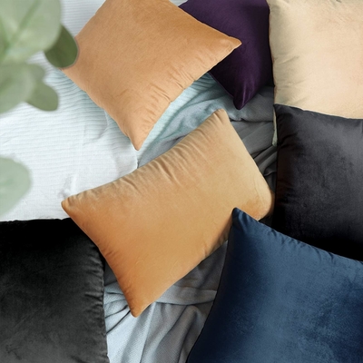 NTBAY 2 Paket Zippered Velvet King Yastık Kapakları, Süper Yumuşak ve Konforlu Lüks Pürüzlü Flannel Yastık Kapakları Zipper ile, 20x36