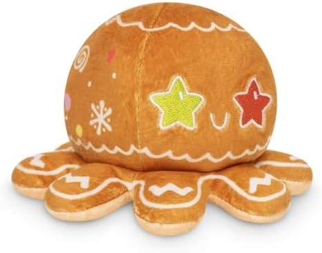 TeeTurtle - Orijinal Dönüştürülebilir Ahtapot Plushie - Sevgi + Nefret - Tatlı Duygusal Fidget Dolu Hayvanlar