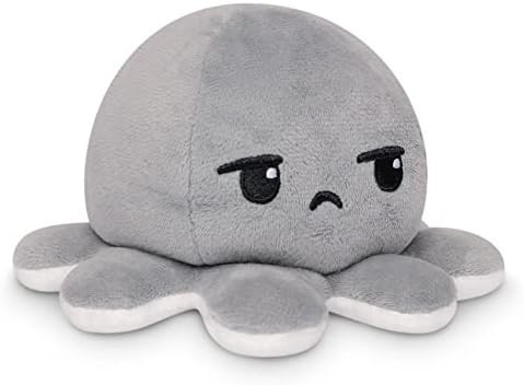 TeeTurtle - Orijinal Dönüştürülebilir Ahtapot Plushie - Sevgi + Nefret - Tatlı Duygusal Fidget Dolu Hayvanlar