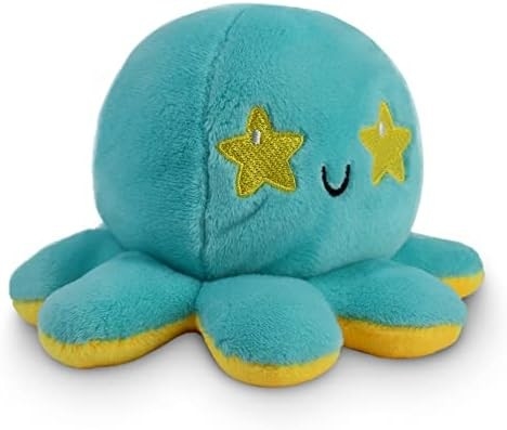 TeeTurtle - Orijinal Dönüştürülebilir Ahtapot Plushie - Sevgi + Nefret - Tatlı Duygusal Fidget Dolu Hayvanlar