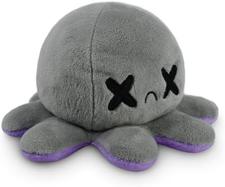 TeeTurtle - Orijinal Dönüştürülebilir Ahtapot Plushie - Sevgi + Nefret - Tatlı Duygusal Fidget Dolu Hayvanlar