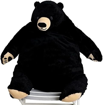 23.6in Koyu Kahverengi Teddy Ayı Plüş Oyuncak Simülasyonu Djungelskog Teddy Ayı Dolu Hayvan Bebek Ev
