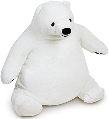 23.6in Koyu Kahverengi Teddy Ayı Plüş Oyuncak Simülasyonu Djungelskog Teddy Ayı Dolu Hayvan Bebek Ev