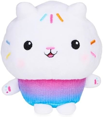 Gabby's Dollhouse, 7 inç Kitty Fairy Purr-ific Plüş Oyuncağı, 3 yaş ve üstü için Çocuk Oyuncakları