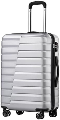 Bavul PC ABS TSA Bagaj 3 Parça Set Lock Spinner Taşı (Tel mavi)