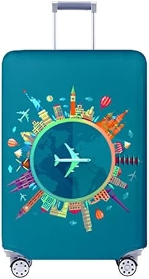 Çantalar için Travelkin Bagaj Kapakları TSA Onaylandı,Çanta Kapak Koruyucusu 18-32 Inç Bagaja Uygun