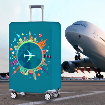 Çantalar için Travelkin Bagaj Kapakları TSA Onaylandı,Çanta Kapak Koruyucusu 18-32 Inç Bagaja Uygun