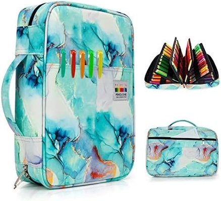 300 Slots Color Pencil Case - Pen Case Organizer with Handy Wrap &amp; Zipper, Prismacolor Color Pen için çok katmanlı tutucu
