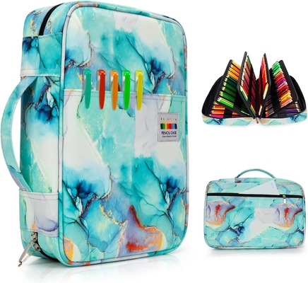 300 Slots Color Pencil Case - Pen Case Organizer with Handy Wrap &amp; Zipper, Prismacolor Color Pen için çok katmanlı tutucu
