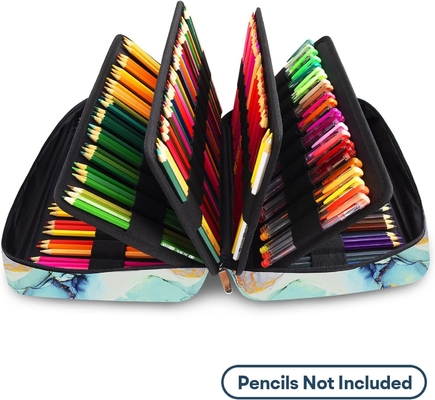 300 Slots Color Pencil Case - Pen Case Organizer with Handy Wrap &amp; Zipper, Prismacolor Color Pen için çok katmanlı tutucu