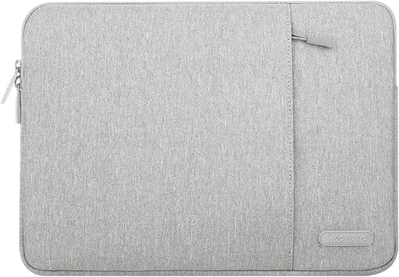 Dizüstü bilgisayar kolye çantası MacBook Air 13 M3 A3113 M2 / Pro 13 M2 M1 ile uyumludur,Cebesi olan Polyester Dikey Kasa, Gri