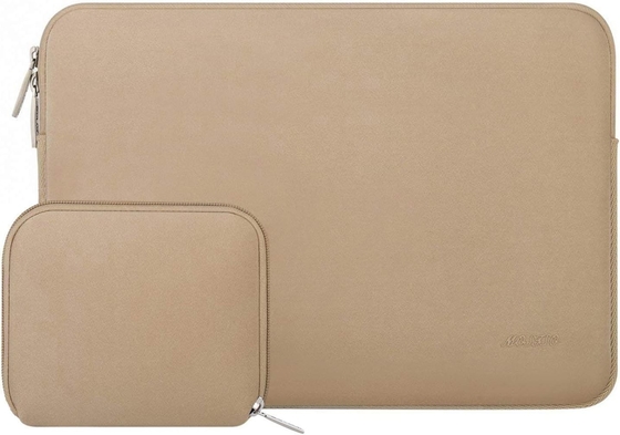 Dizüstü bilgisayar koltuğu MacBook Air/Pro ile uyumludur, 13-13.3 inç dizüstü bilgisayar, Neoprene çanta küçük kılıflı, kayısı