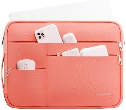 13-14 inçlik MacBook Pro için uygundur, el ve aksesuar cebesi olan geri dönüştürülmüş PET dizüstü bilgisayar taşıma çantası