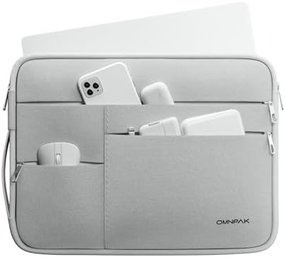 13-14 inçlik MacBook Pro için uygundur, el ve aksesuar cebesi olan geri dönüştürülmüş PET dizüstü bilgisayar taşıma çantası