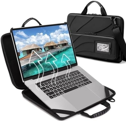 BUG 14.2-15.6 Inch Laptop Case Hard Shell, Koruyucu Laptop Taşıma Küresi Isı Çöklendirme için Duracak