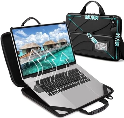 BUG 14.2-15.6 Inch Laptop Case Hard Shell, Koruyucu Laptop Taşıma Küresi Isı Çöklendirme için Duracak