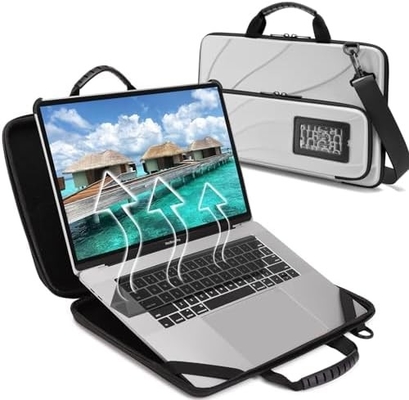 BUG 14.2-15.6 Inch Laptop Case Hard Shell, Koruyucu Laptop Taşıma Küresi Isı Çöklendirme için Duracak