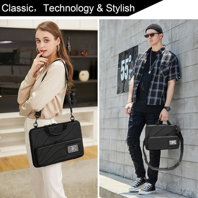 BUG 14.2-15.6 Inch Laptop Case Hard Shell, Koruyucu Laptop Taşıma Küresi Isı Çöklendirme için Duracak