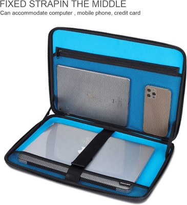 13.3 inçlik laptop kılıfı sapı ile Şok geçirmez bilgisayar çantası Su geçirmez EVA koruyucu valiz 13-13.3 inçlik laptop