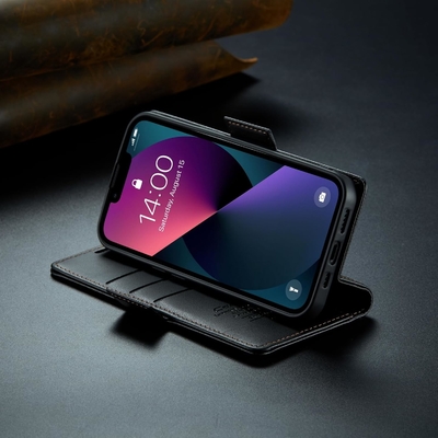 QLTYPRI Cüzdan kapağı iPhone 13/14, telefon kafesinin şok geçirmez korunması için kredi kartı yuvası tutucu [RFID engelleme]