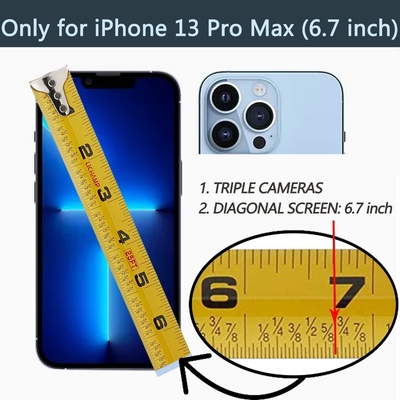 iPhone 13 Pro Max ile kart sahipleri, 360° dönen yüzük tutucu, deri kartlık, RFID şok geçirmez kapağı,