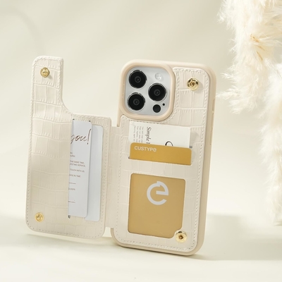 iPhone 13Pro Max 6.7 &quot;, kart tutucuyla cüzdan kılıfı, yüzük tutucuyla deri koruyucu kılıf,