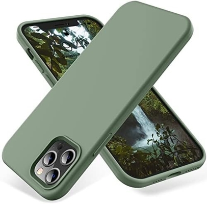 iPhone 12 Pro Max Kasa, Askeri Sınıf Koruma, Şok geçirmez Silikon, Parmak izi ve kayma karşıtı, Telefon Kasa
