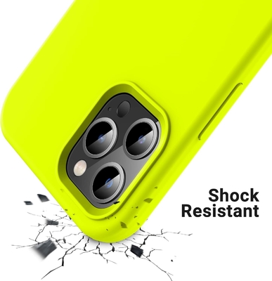 iPhone 12 Pro Max Kasa, Askeri Sınıf Koruma, Şok geçirmez Silikon, Parmak izi ve kayma karşıtı, Telefon Kasa