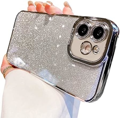 iPhone 12 Pro Max şeffaf kasa tasarımı, yerleşik parlak lüks parlak kağıt, pop ve güzel