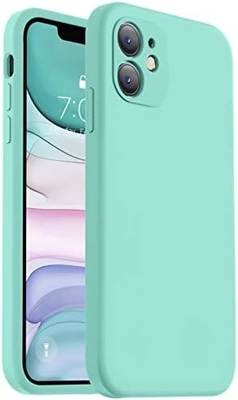 iPhone 11 Kutusu ile uyumlu, Yükseltilmiş Sıvı Silikon [Kavre Kenarları] [Yumuşak Yıkılma Karşıtı Mikrofiber Kaplama]