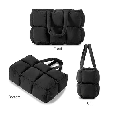 Kadınlar için Modaya Uygun Puffy Quilted Çantalar OEM ve ODM Hizmetleriyle Çantalarınızı Özelleştirin