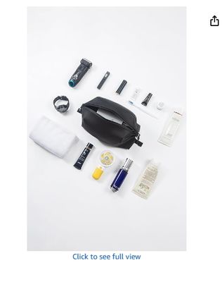 6.5" 3L Large Silicone Dopp Kit,Waterproof Leakproof Toiletry Bag,Foldable Travel Makeup Case for Mens Womens