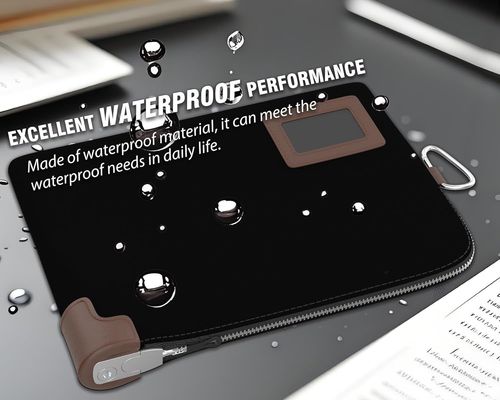 Para Çantası, Kilitli Noter Çantası, 2 Anahtar, Su Geçirmez Evrak Çantası, Fermuarlı Para Kesesi, 11,7 X 8,3 İnç, Mevduat Çantaları ve Seyahat Cüzdanı Pasaportu Korur, Nakit, Çekler, Kredi Kartları