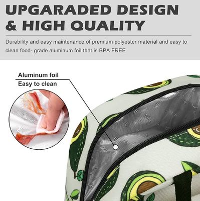 Kadın ve erkekler için yalıtımlı beslenme çantaları, yetişkinler için tekrar kullanılabilir beslenme çantaları, iş, piknik veya seyahat için uygundur