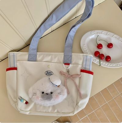 Original children's fun tote bag - cute bag for daily use, school bag for commuting, student backpack, messenger bag