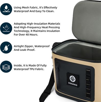 Çok Senaryolu Su Geçirmez Soğutucu Çanta, Sızdırmaz TPU Yapı, 24 Saat Buz Tutma ve Çok Yönlü Kullanım İçin Rahat Ayarlanabilir Askılar