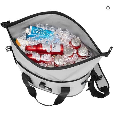 40 Can Soft Cooler Bag - Insulated Leak-Proof Large Cooler Bag with Roll-Top Waterproof Seal | Portable Ice Chest for Camping, Beach, Travel, Picnics | 12HR Cold Retention
