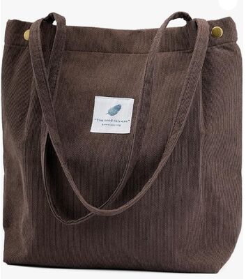 Kadife Tote Çanta Kadınlar için Sevimli Bez Çantalar Çalışma Plaj Seyahat ve Alışveriş Bakkal için İç Cepli Omuz Çantası