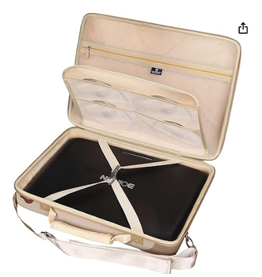 BOIFUN/POFOTO/YOTON 17.5" 16.9" 15.5" Taşınabilir DVD Oynatıcı, PJGCWB 16.9" POFOTO 15.7" Taşınabilir EVA Kutusu için Sert Saklama Çantası (Sadece Kutu)