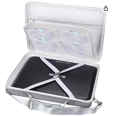 BOIFUN/POFOTO/YOTON 17.5" 16.9" 15.5" Taşınabilir DVD Oynatıcı, PJGCWB 16.9" POFOTO 15.7" Taşınabilir EVA Kutusu için Sert Saklama Çantası (Sadece Kutu)