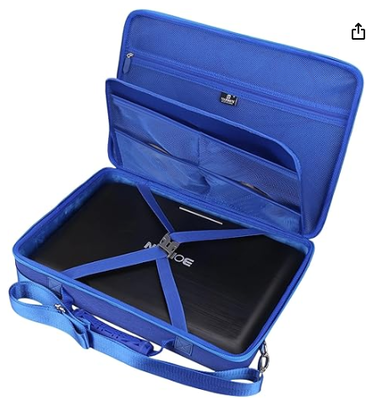 BOIFUN/POFOTO/YOTON 17.5" 16.9" 15.5" Taşınabilir DVD Oynatıcı, PJGCWB 16.9" POFOTO 15.7" Taşınabilir EVA Kutusu için Sert Saklama Çantası (Sadece Kutu)