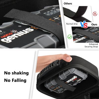 NOCO GB20/GB40/GBX45/GB50 Jump Starters, AstroAI S8/NEXPOW/BIUBLE/BUTURE/HULKMAN ile uyumlu EVA Koruma Küresi 8.2 "x 4.7" x 3.5 "e kadar tümü depolanabilir,Sadece Taşınabilir Seyahat Küresi