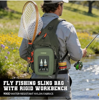 Balıkçılık Sırt Çantası Çalışma İstasyonu ve Ağ Sahibi ile Çanta Çantası 2 x 3600 çanta kutusuna kadar sığar, MOLLE Sistemi, EVA Hardshell Hafif Dış Paketi