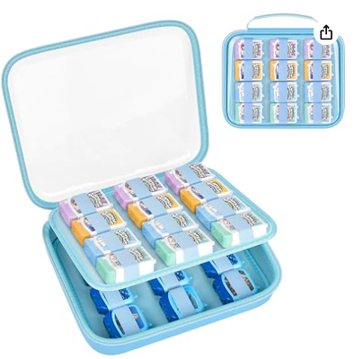 Hard Case Sesli Kitap 4'lü Paket Setleri, Yalnızca Kılıf | Şeffaf kapak ve EVA kabuk, birden fazla kutulu figür setini sergileme ve seyahat için düzenler