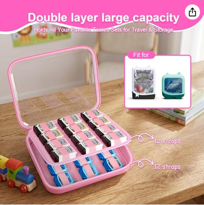 Hard Case Sesli Kitap 4'lü Paket Setleri, Yalnızca Kılıf | Şeffaf kapak ve EVA kabuk, birden fazla kutulu figür setini sergileme ve seyahat için düzenler