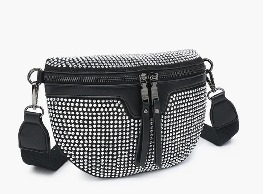 Kai Rhinestone Kuşak Çantası