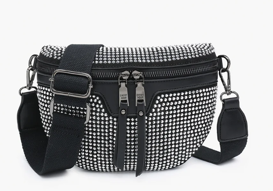 Kai Rhinestone Kuşak Çantası