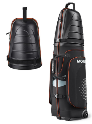 Golf Travel Bags for Airlines with Wheels, Hard Case Top Protect Golf Clubs