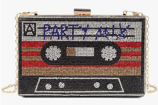 Kadınlar Retro Crossbody Çantası Rhinestone Eğlenceli Eşsiz Akşam Çantaları Kadınlar İçin