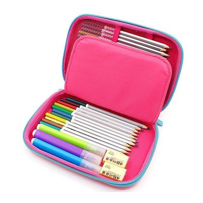ODM 60Pcs Unicorn EVA Kalem Kutusu 3D Baskı Logosu Pembe Renk